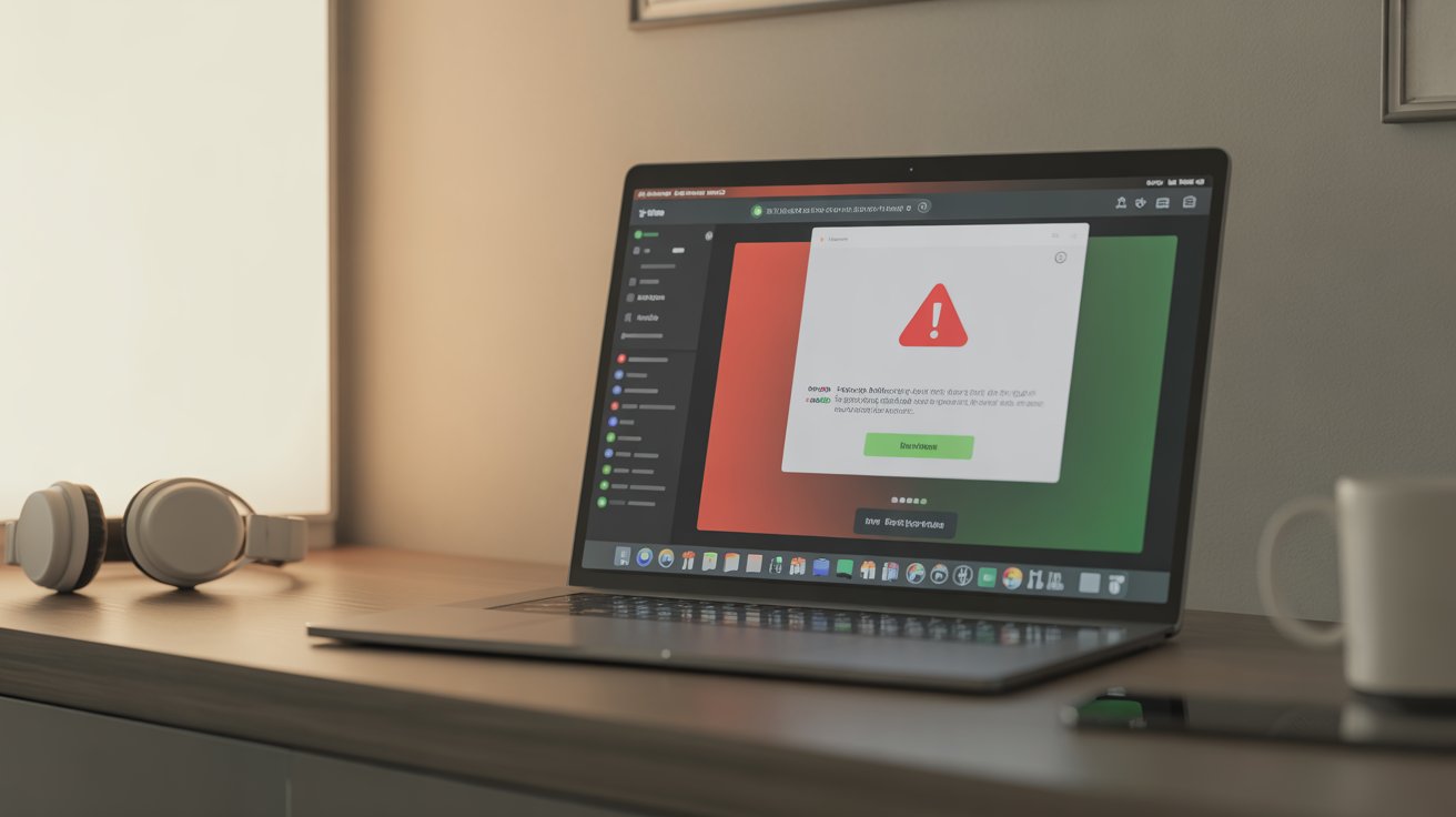 Spotify desktop app showing Something went wrong error message on screen