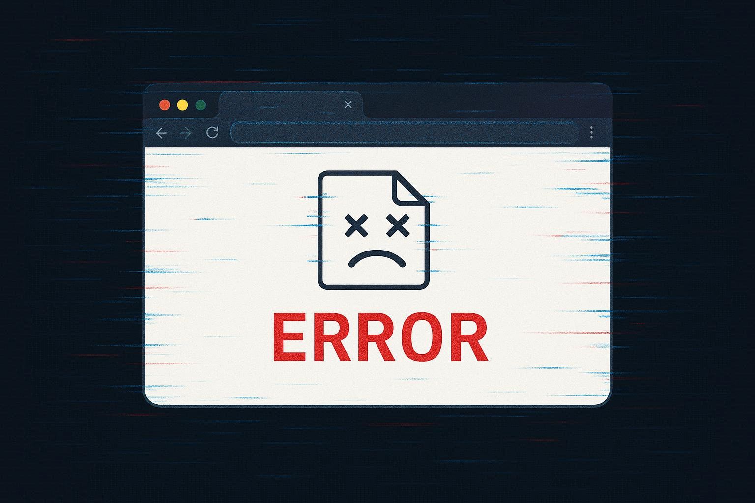 Chrome browser showing Aw Snap error with STATUS_ACCESS_VIOLATION code