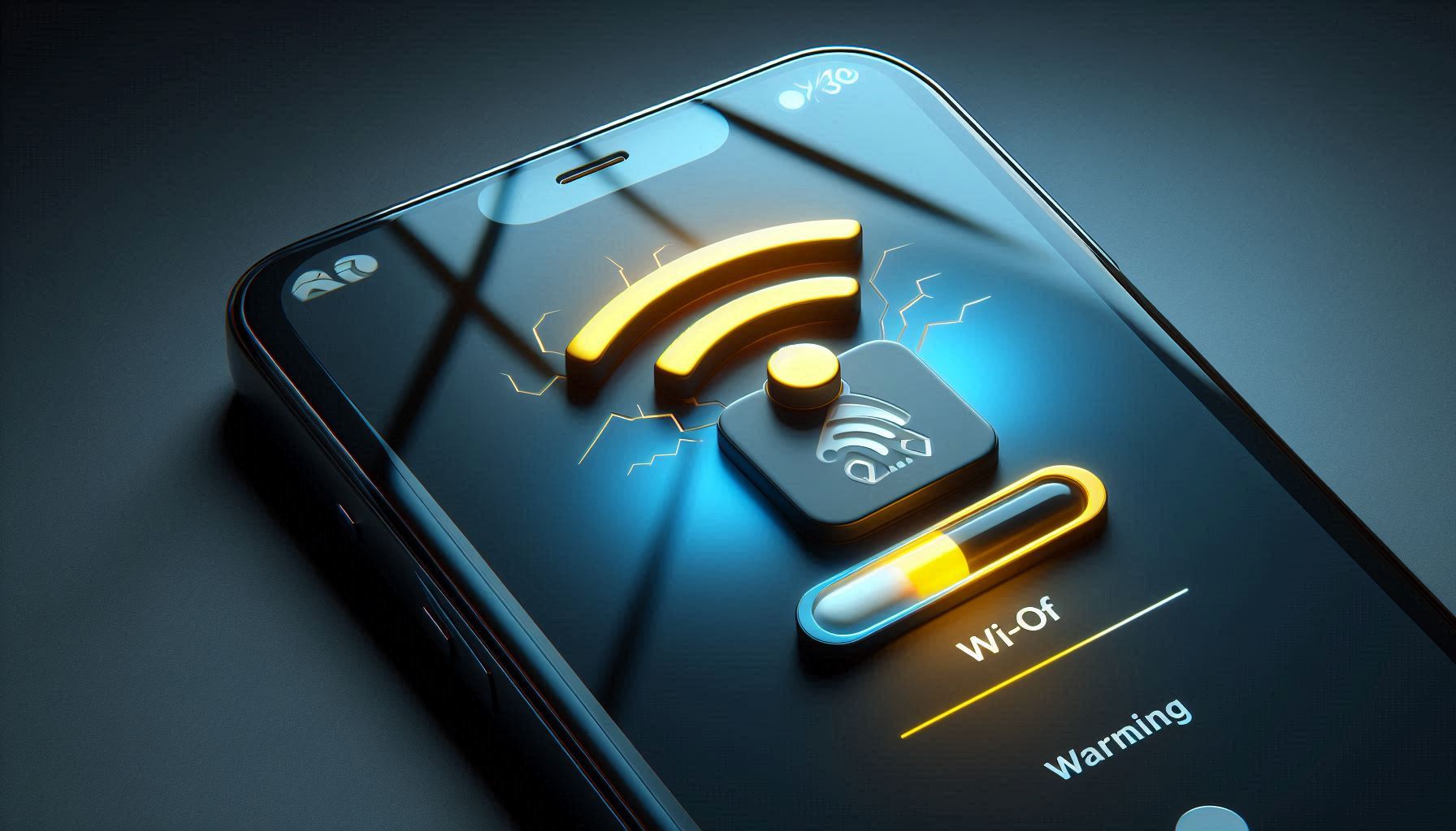  iPhone settings screen showing Private WiFi Address toggle with WiFi signal dropping